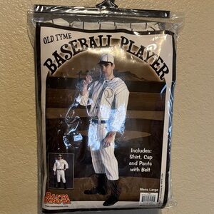 Old Tyme Baseball Player Adult Costume Men’s Large